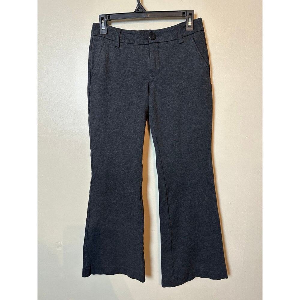 CAbi Womens Size 2 Charcoal Gray Promotion Trouser Pants Style 3574R Ponte Twill